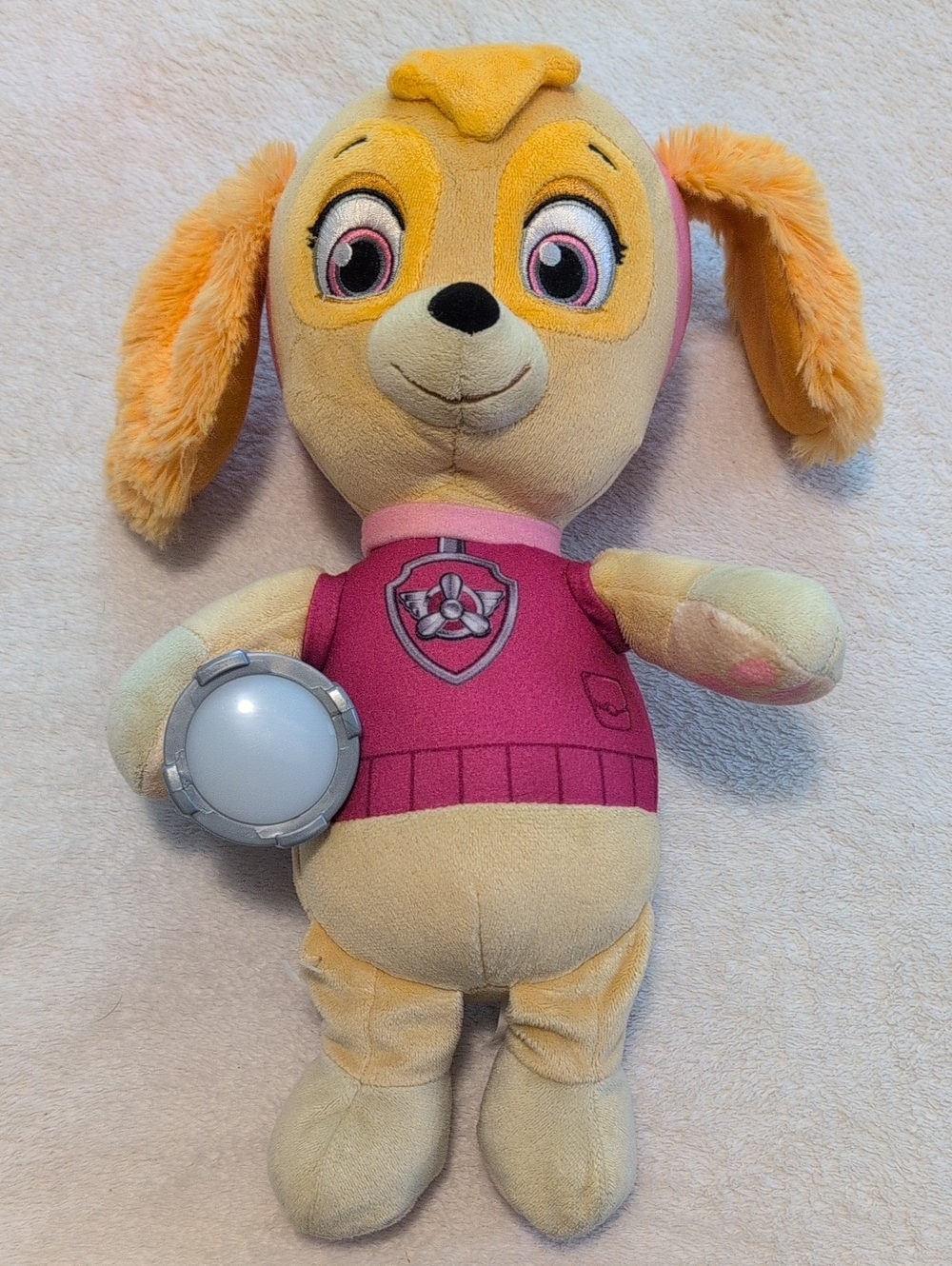 PAW Patrol Skye Plush Pink Tan Night Light Flashlight Stuffed Animal
